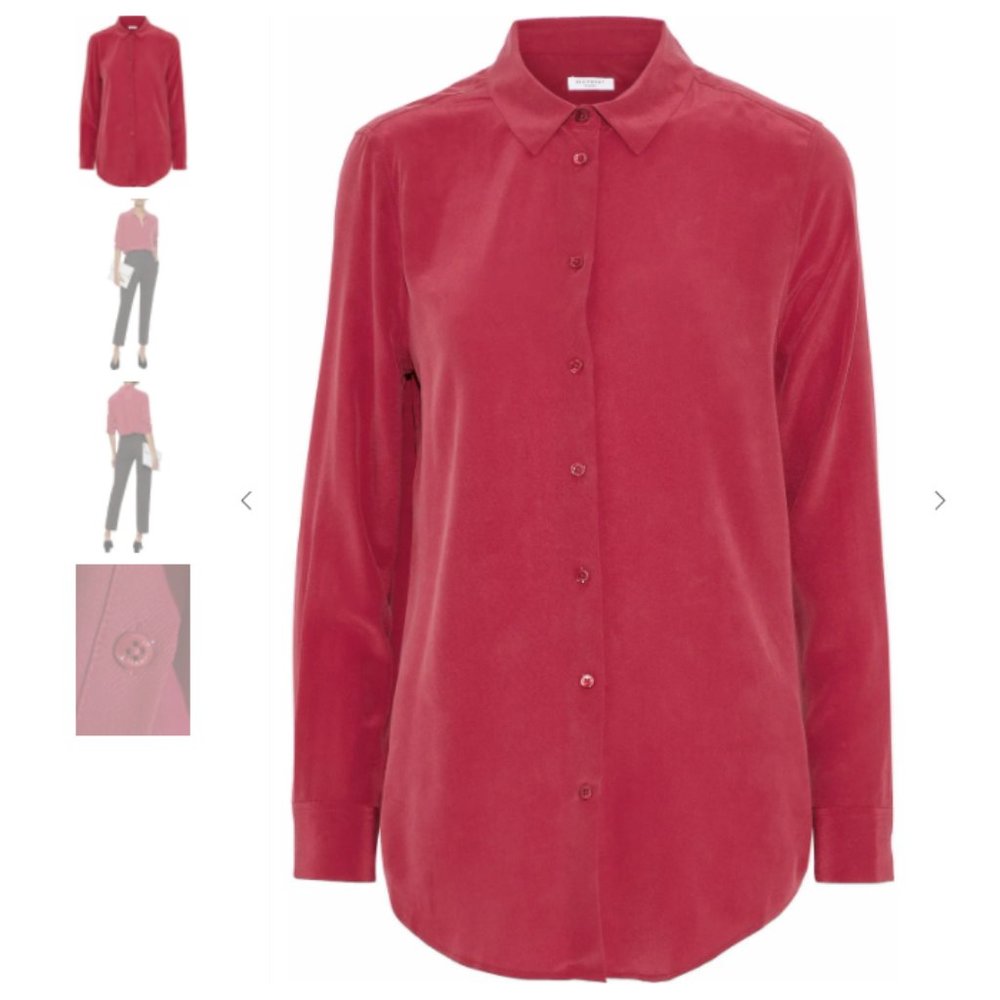 EQUIPMENT - Essential washed-silk shirt